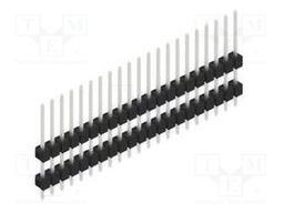 Connector: pin strips; pin header; male; PIN: 21; 2.54mm; THT; 1x21