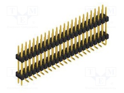 Connector: pin strips; pin header; male; PIN: 46; 2.54mm; SMT; 2x23