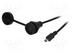 Adapter cable; USB B mini socket,USB B mini plug; 1310; USB 2.0