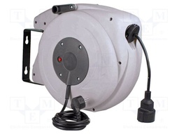 Extension lead; 3G1.5mm2; enclosed reel,self-winding,rolled