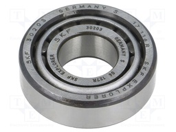 Bearing: tapered roller; Øint: 17mm; Øout: 40mm; W: 13.25mm