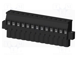 Connector: pluggable terminal block; plug; female; angled 90°