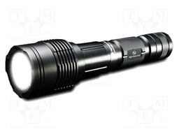 Torch: LED; waterproof; 12h; L: 193mm; 1100lm; Ø: 44mm; IP65