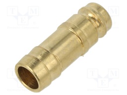 Connector; connector pipe; 15bar; Seal: FPM; Enclos.mat: brass