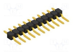Connector: pin strips; pin header; male; PIN: 11; 2.54mm; SMT; 1x11