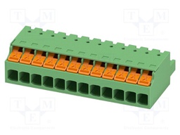 PCB connector, nominal cross section: 2.5 mm2, color: green,