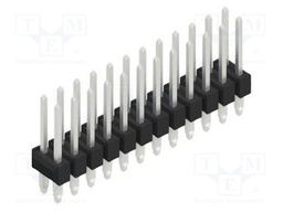 Connector: pin strips; pin header; male; PIN: 24; 2.54mm; THT; 2x12