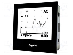 Panel; LCD (192x160); VDC: ±500V; VAC: 0÷500V; VAC accuracy: ±1%