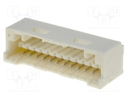 Socket; wire-board; male; CLIK-Mate; 1.5mm; PIN: 12; THT; PCB snap