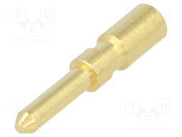 Contact; male; 0.75÷2.5mm2; gold-plated; crimped; for cable