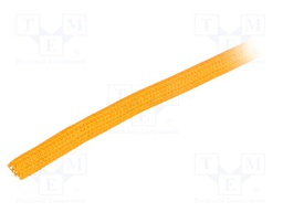 Polyester conduit; Braid diameter: 9.5mm; Mat: polyester; orange
