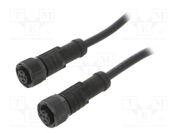 Cable: for sensors/automation; PIN: 4; M12-M12; D code-Ethernet