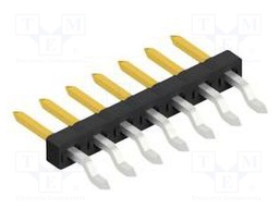 Connector: pin strips; pin header; male; PIN: 7; 2mm; SMT; 1x7; 100V