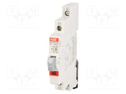 Module: pushbutton switch; 16A; Mounting: DIN; 250VAC; monostable