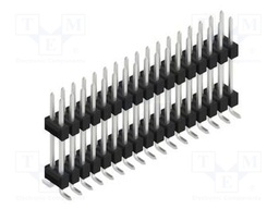 Connector: pin strips; pin header; male; PIN: 34; 2.54mm; SMT; 2x17