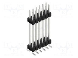 Connector: pin strips; pin header; male; PIN: 12; 2.54mm; SMT; 2x6