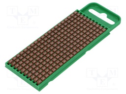 Markers for cables and wires; Label symbol: 1; 0.8÷2.2mm; brown