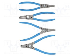 Kit: pliers; for circlip; 4pcs.
