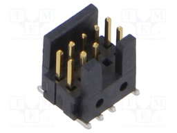 Connector: pin strips; male; PIN: 10; 1.27mm; gold-plated; SMT