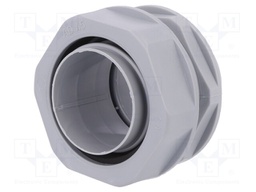 Straight terminal connector; ØBraid : 45mm; polypropylene; IP54