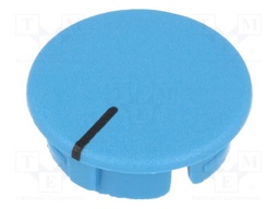 Cap; ABS; blue; push-in; Pointer: black; Application: A2520,A2620