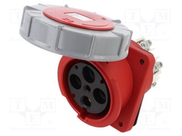 Connector: AC supply 3-phase; socket; female; 125A; 400VAC; IP67