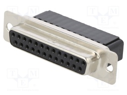 D-Sub; PIN: 25; plug; CD; female; w/o contacts