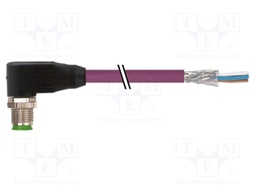 Male; -25÷85°C; IP67; 4A; 20m; Series: 7000; PIN: 5; plug; Thread: M12