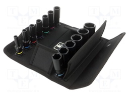 Kit: socket bits; 6-angles,socket spanner; impact wrench; 63mm