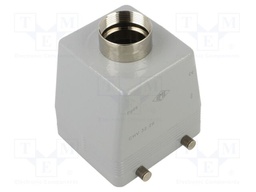 Enclosure: for HDC connectors; C-TYPE; size 77.62; Gland holes: 1