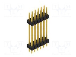 Connector: pin strips; pin header; male; PIN: 12; 2.54mm; THT; 2x6