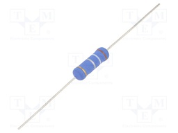 Resistor: metal oxide; THT; 390mΩ; 3W; ±5%; Ø5.5x16mm; axial