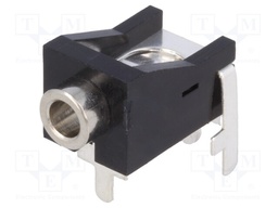 Socket; Jack 3,5mm; female; mono; with on/off switch; on PCBs; THT