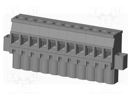 Connector: pluggable terminal block; plug; female; angled 90°