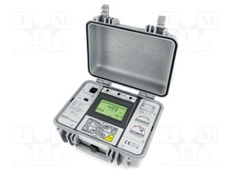 Meter: insulation resistance; LCD; VAC: 10÷660V; VDC: 10÷660V; IP53