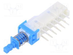 Switch: push-button; Pos: 2; 4PDT; 0.1A/30VDC; Leads: for PCB