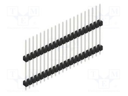 Connector: pin strips; pin header; male; PIN: 21; 2.54mm; THT; 1x21