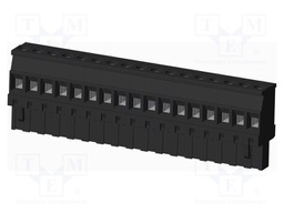 Connector: pluggable terminal block; plug; female; angled 90°
