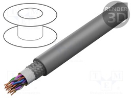 Wire: control cable; SUPER-PAAR-TRONIC-C-PUR; 8x2x0,25mm2; PUR