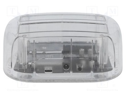Docking station; USB 3.2 Gen 2; plastic; transparent