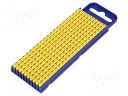 Markers for cables and wires; Label symbol: Y; 2.8÷3.8mm; yellow