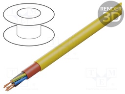 Wire; ÖLFLEX® 450 P; 5G2,5mm2; unshielded; 300/500V; PUR; Cu