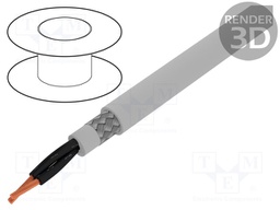 Wire; OLFLEX® 191 CY; 2x1mm2; tinned copper braid; PVC; grey