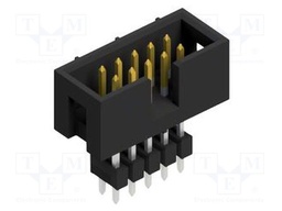 Connector: pin strips; pin header; male; PIN: 10; 2.54mm; THT; 2x5