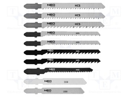 Wood,metal,plastic,jigsaw; 10pcs.