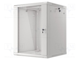 Enclosure: rack cabinet; Standard: 19"; 15U; grey; Z: 600mm; X: 600mm