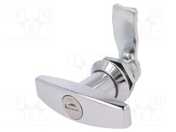 Lock; zinc and aluminium alloy; 18mm; chromium; Key code: 1333