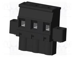 Connector: pluggable terminal block; plug; female; angled 90°