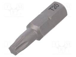 Screwdriver bit; Torx®; TX20; Overall len: 25mm; 10pcs.