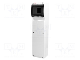 Enclosure: for modular components; grey; No.of mod: 6